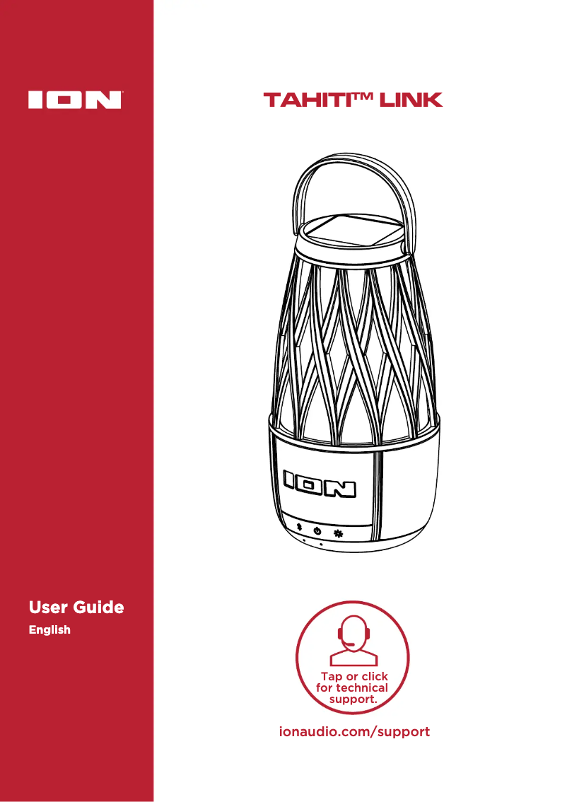 Imagen de la primera página del manual del dispositivo Tahiti Link