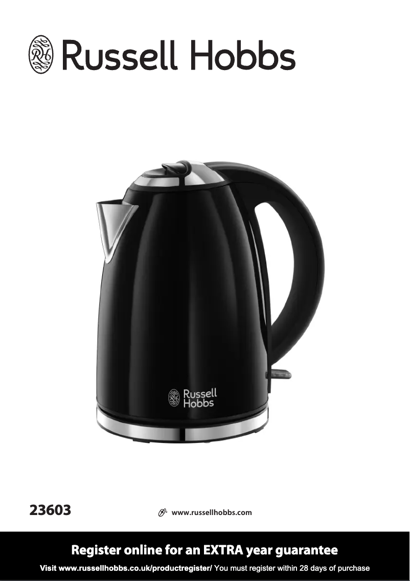 Página 1 del manual Manual de usuario Russell Hobbs Henley 23603