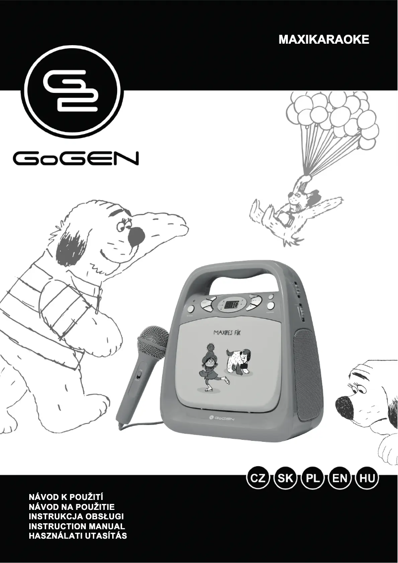 Página nº 1 - Manual de usuario GoGen Maxi Karaoke