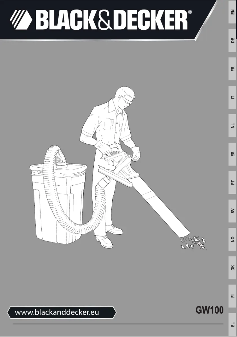 Página nº 1 - Manual de usuario Black & Decker GW3000