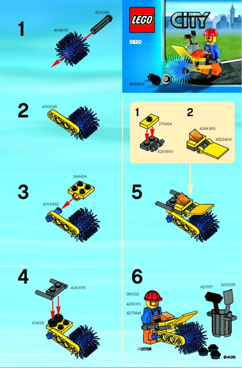 Página 1 del manual Manual de usuario Lego Street Cleaner