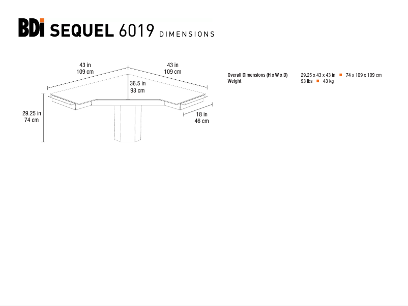 Página 1 del manual Ficha técnica BDI Sequel 6019