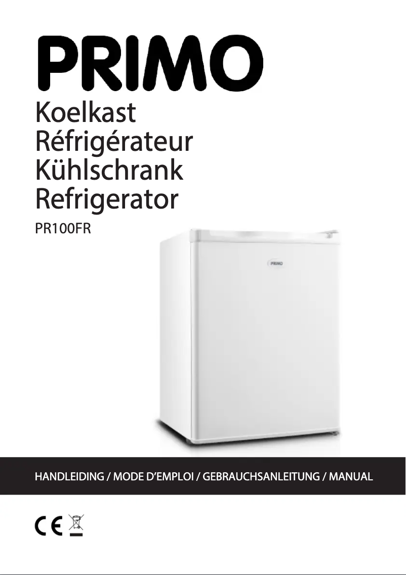 Imagen de la primera página del manual del dispositivo PR100FR