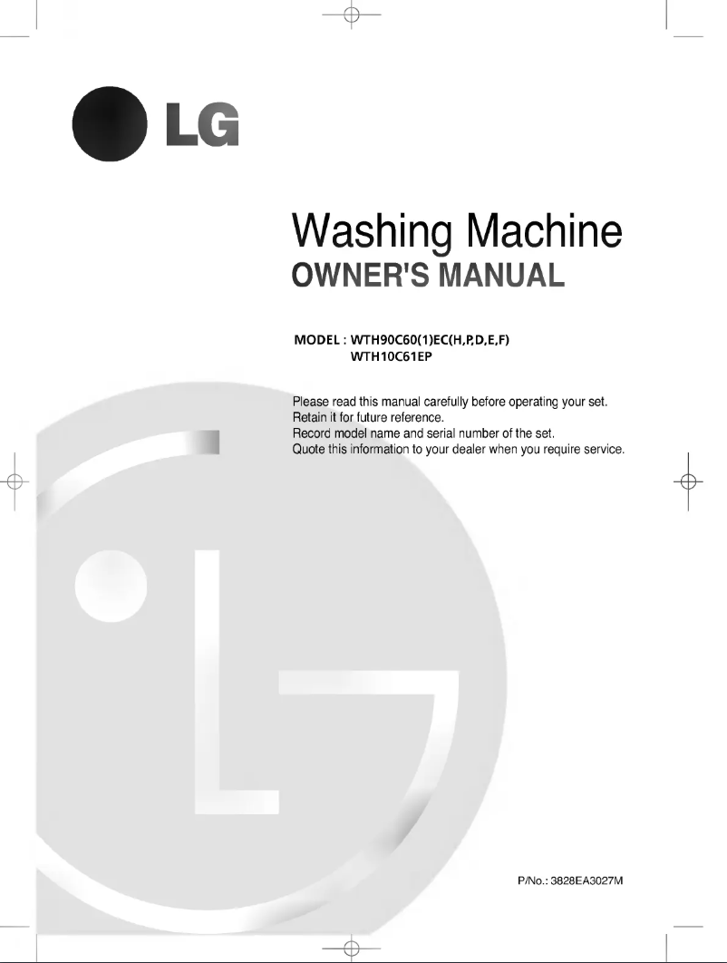 Imagen de la primera página del manual del dispositivo WTH90B60EP