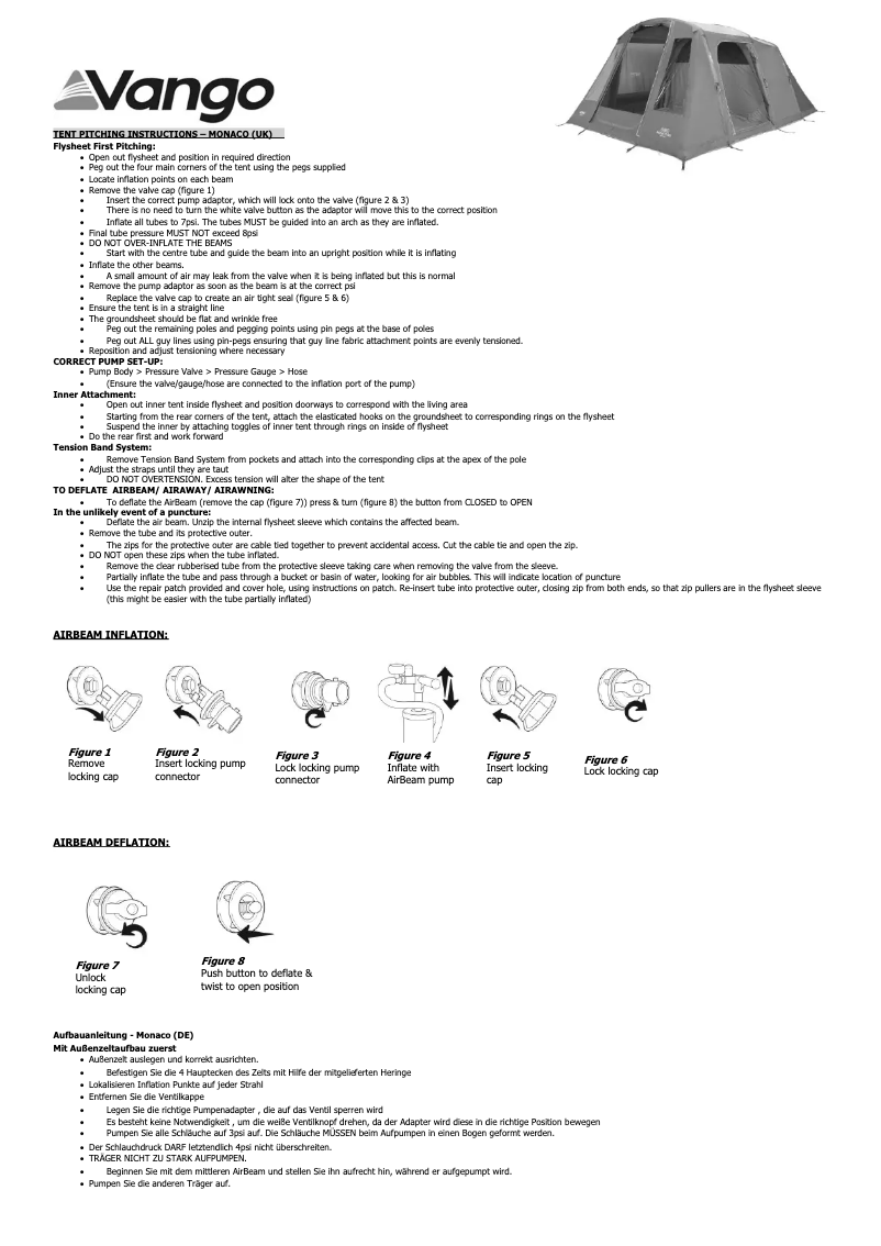 Imagen de la primera página del manual del dispositivo Monaco 600
