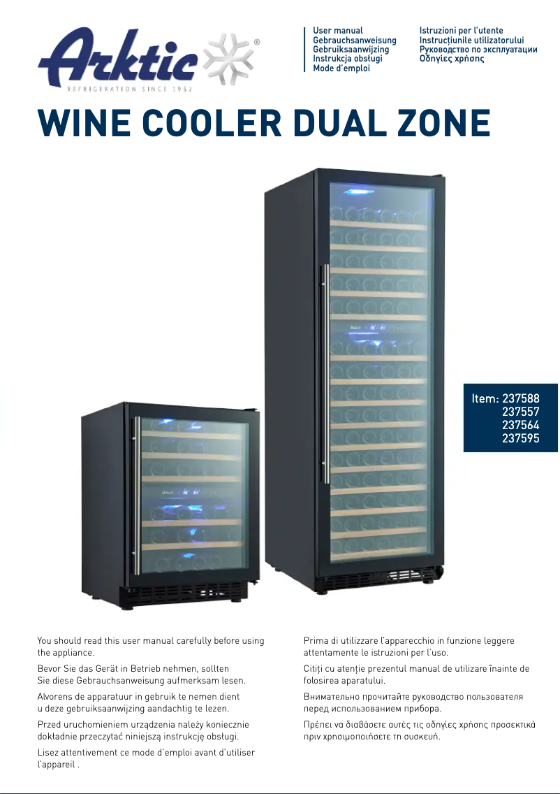 Página 1 del manual Manual de usuario Arktic 237564