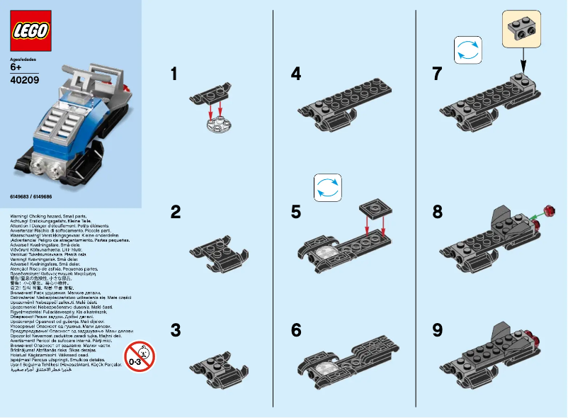 Imagen de la primera página del manual del dispositivo MMB Snow Scooter 40209