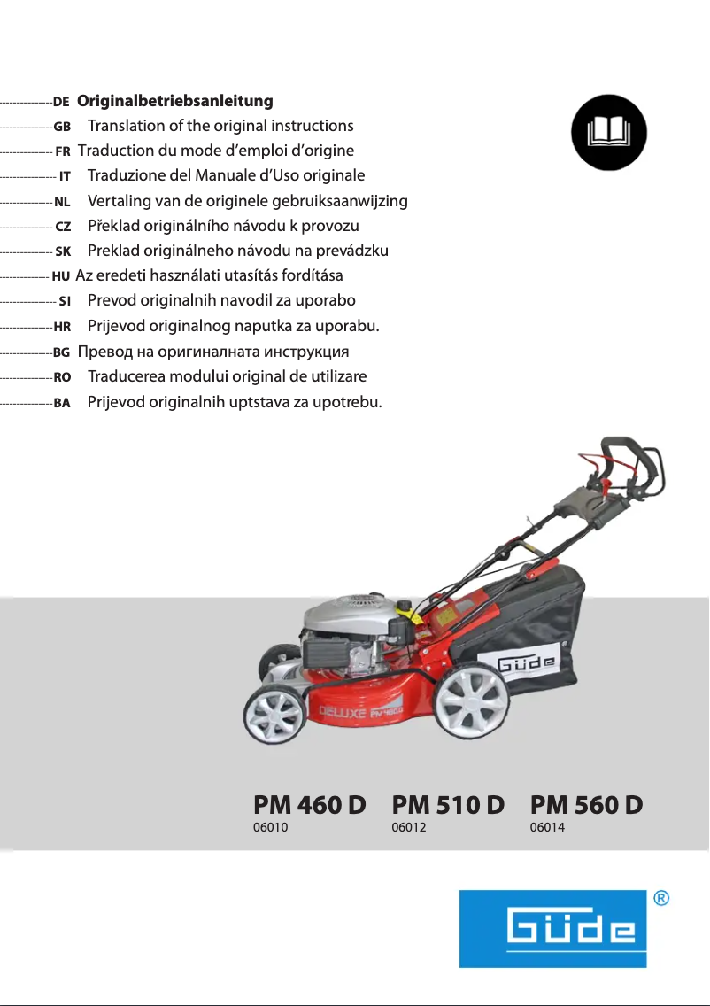 Imagen de la primera página del manual del dispositivo PM 510 D
