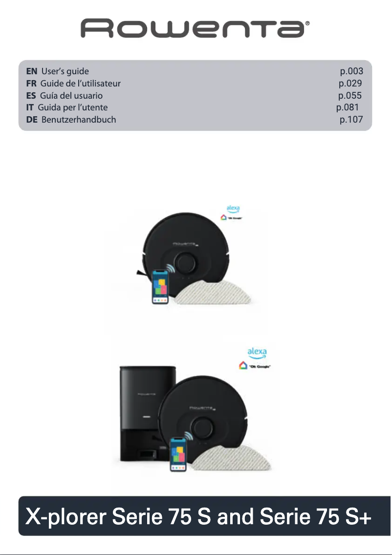 Imagen de la primera página del manual del dispositivo X-Plorer Serie 75S+