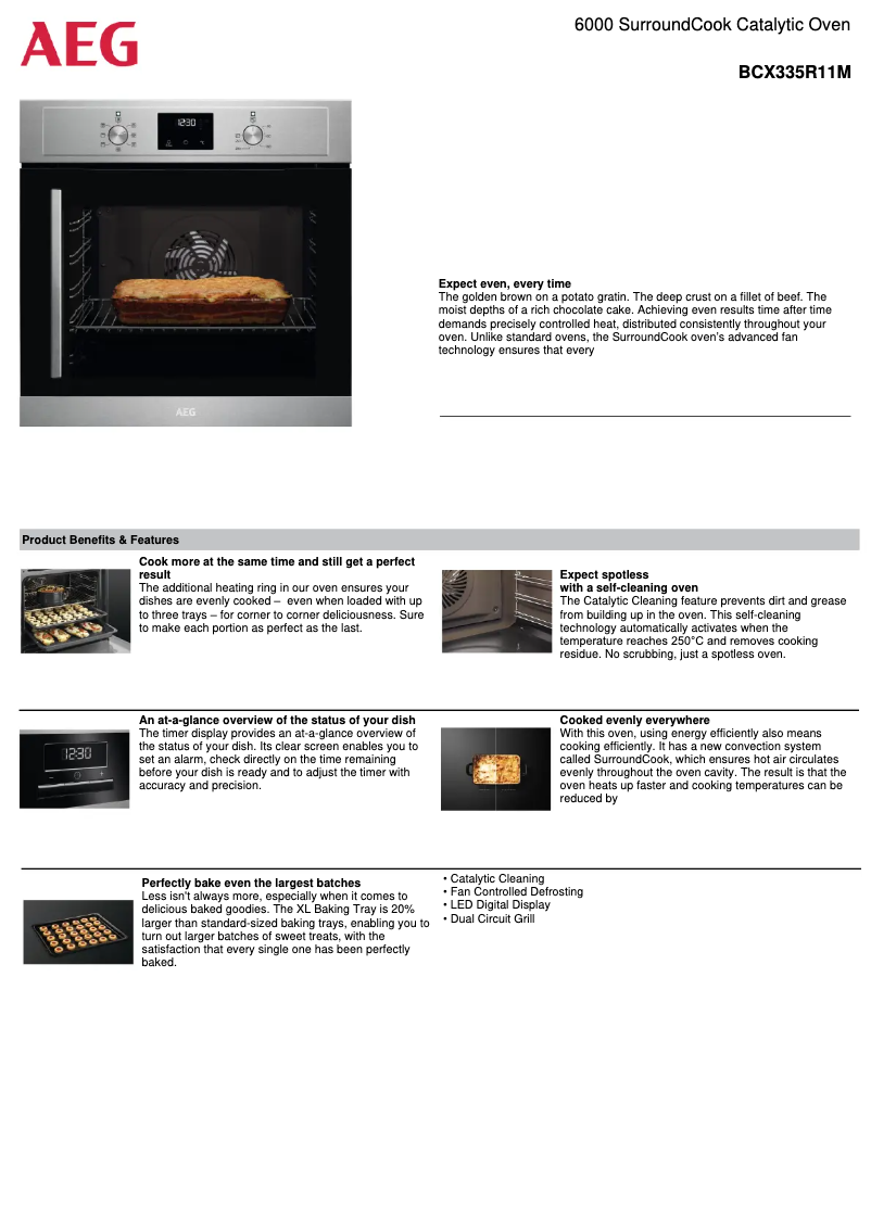 Imagen de la primera página del manual del dispositivo BCX335R11M