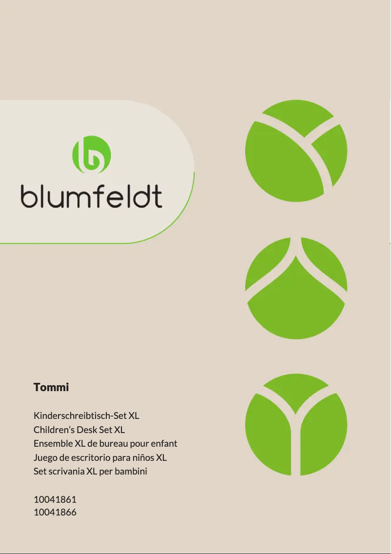 Página 1 del manual Manual de usuario Blumfeldt Children's