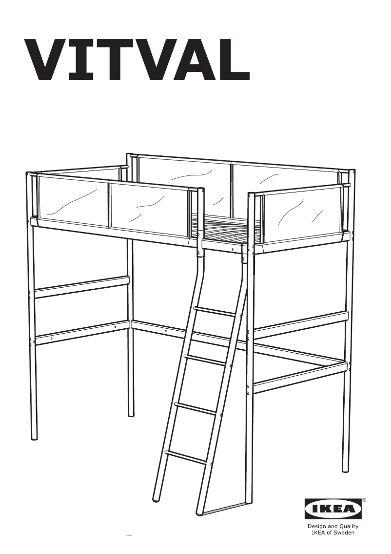 Página 1 del manual Manual de instrucciones Ikea VITVAL