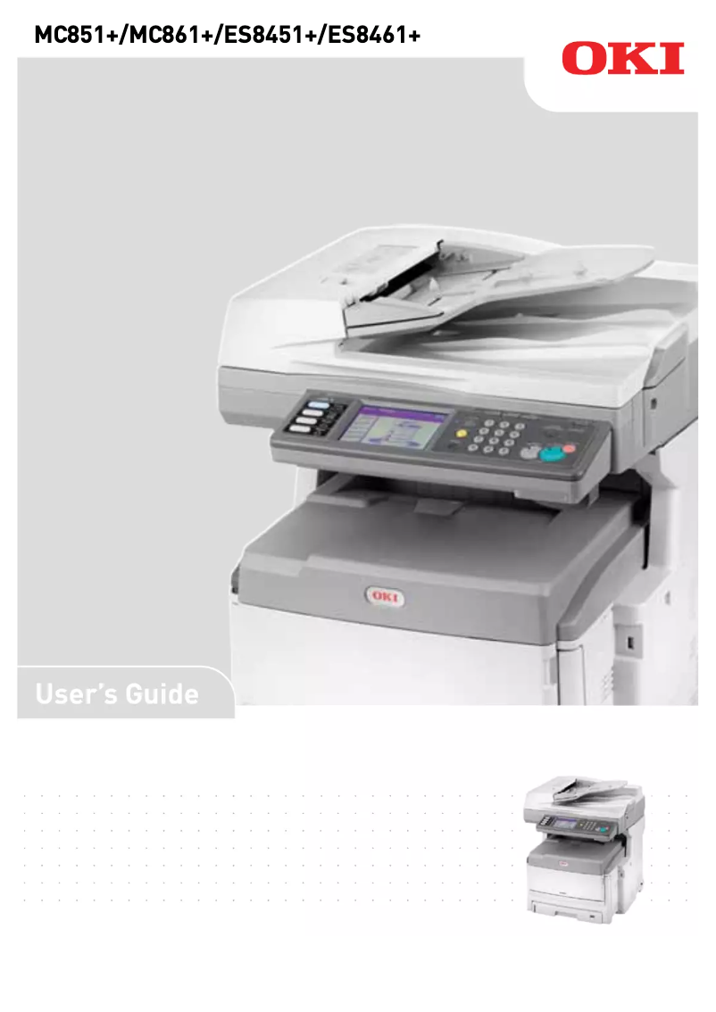 Imagen de la primera página del manual del dispositivo MC861 Plus