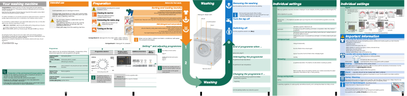 Página 1 del manual Manual de usuario Siemens WM10Q367EE
