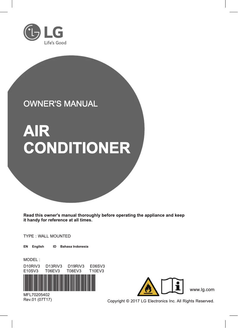 Imagen de la primera página del manual del dispositivo D13RIV3