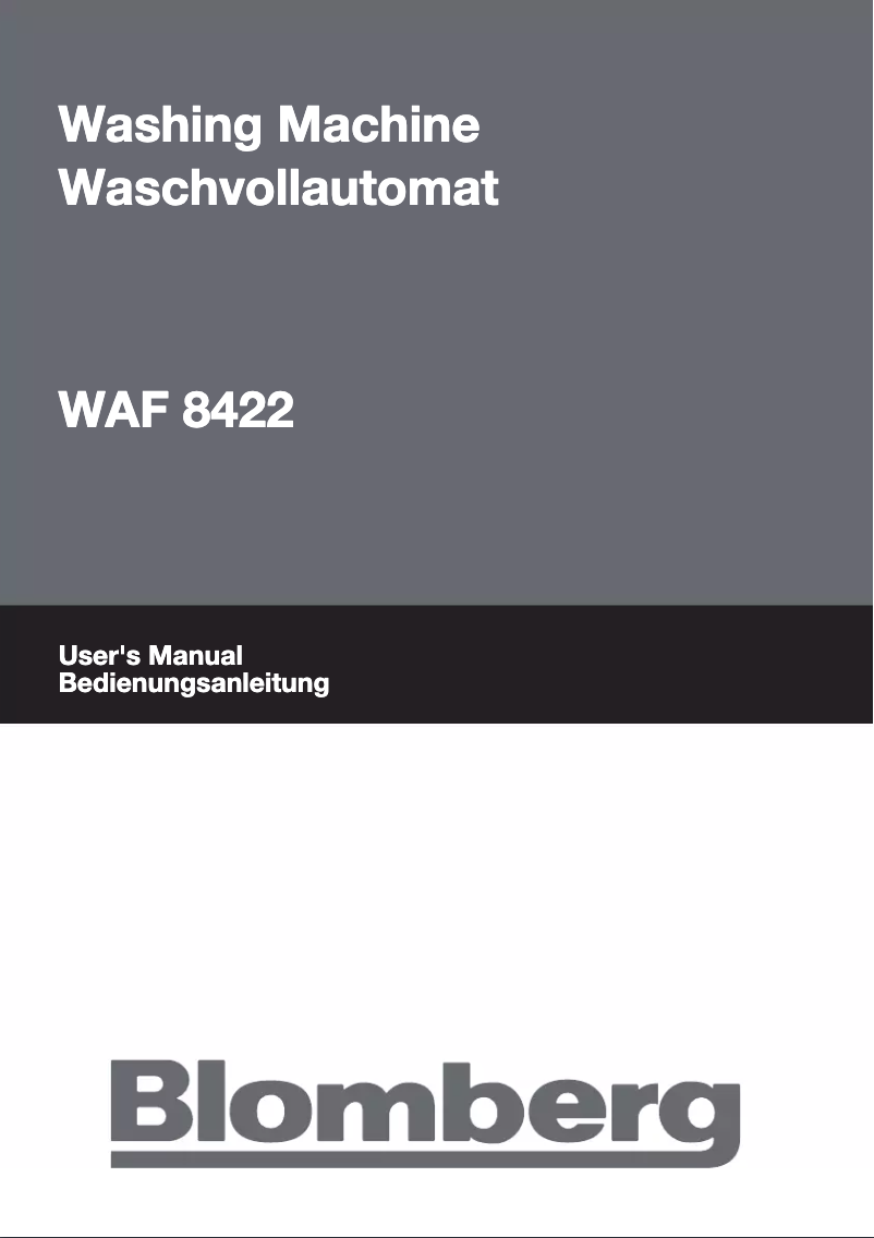 Imagen de la primera página del manual del dispositivo WAF 8422