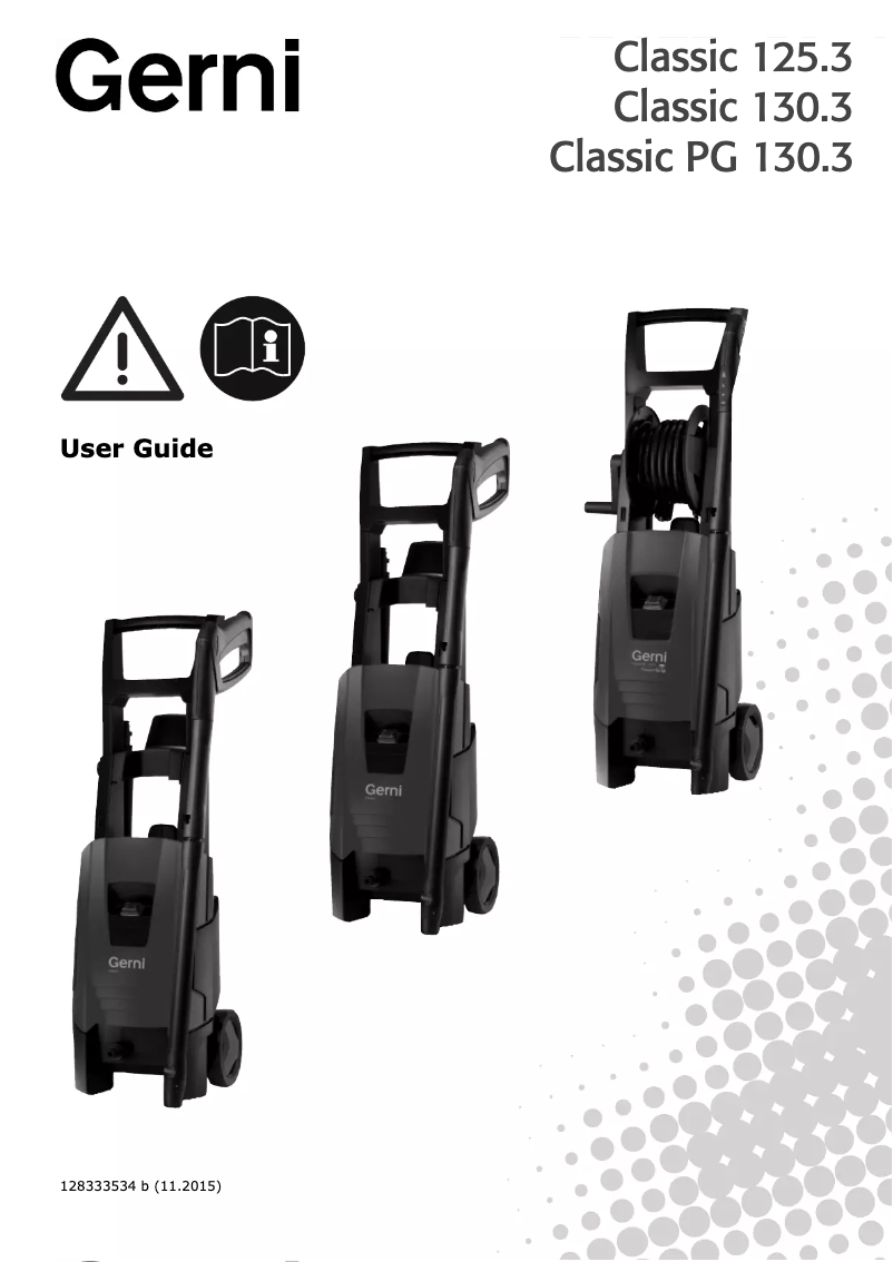 Imagen de la primera página del manual del dispositivo Classic 130.3