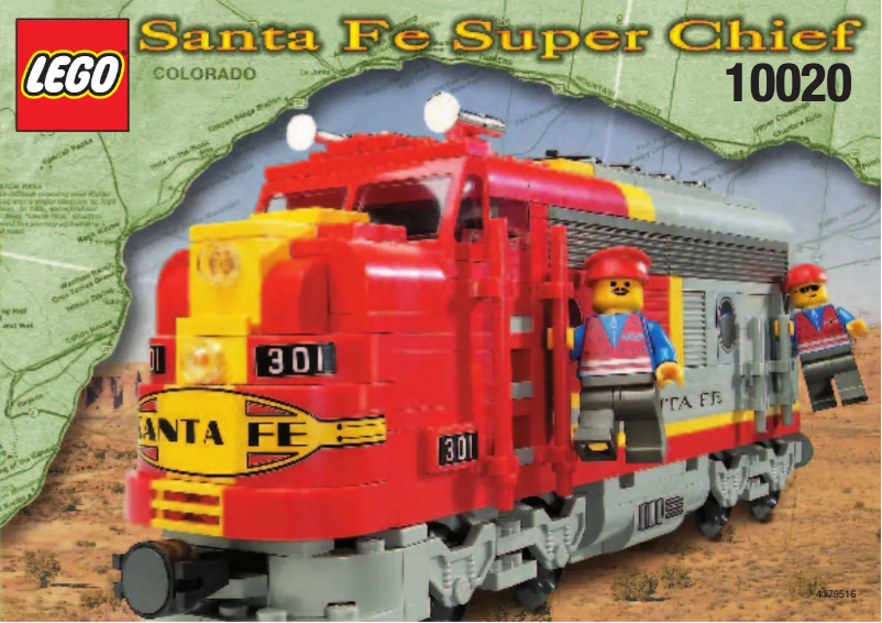 Página 1 del manual Manual de usuario Lego Santa Fe Locomotive