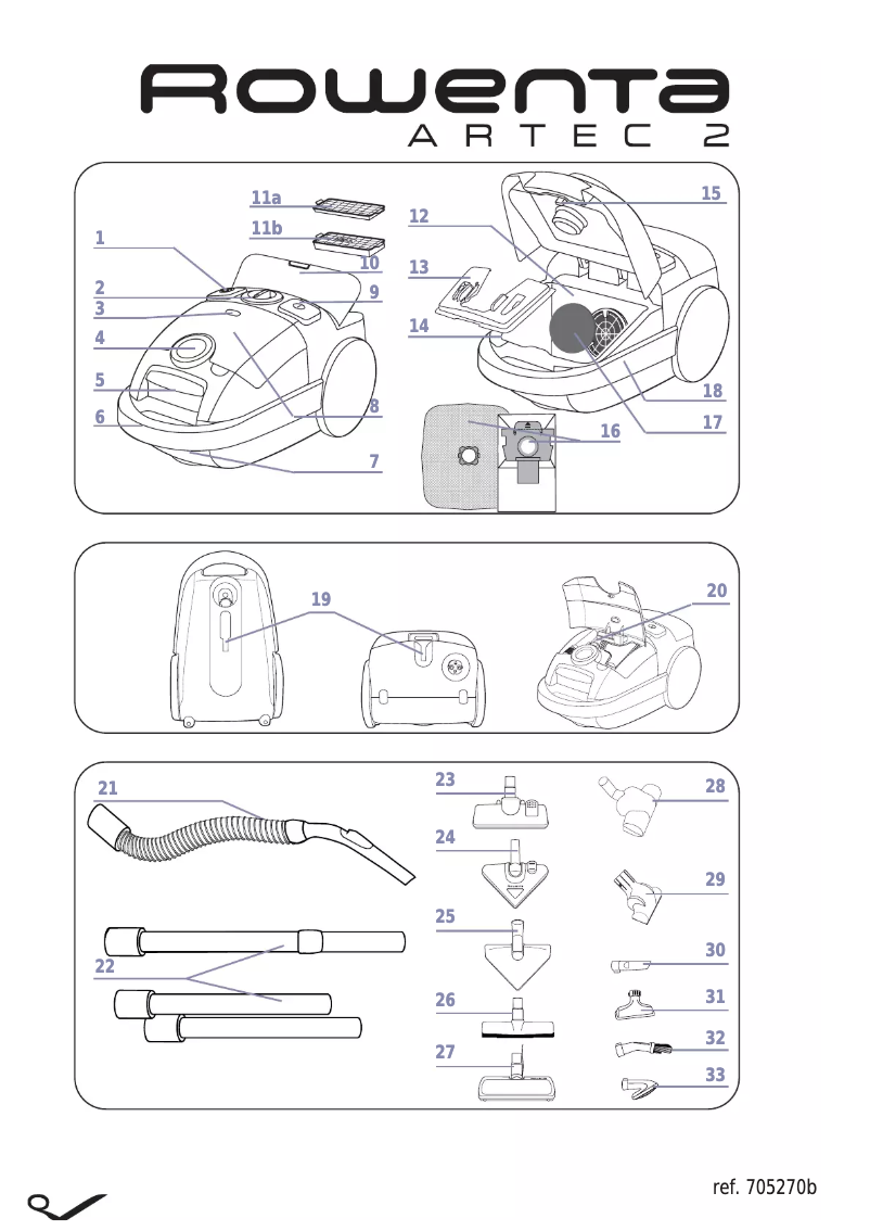 Página nº 1 - Manual de usuario Rowenta Artec 2 RO 4136