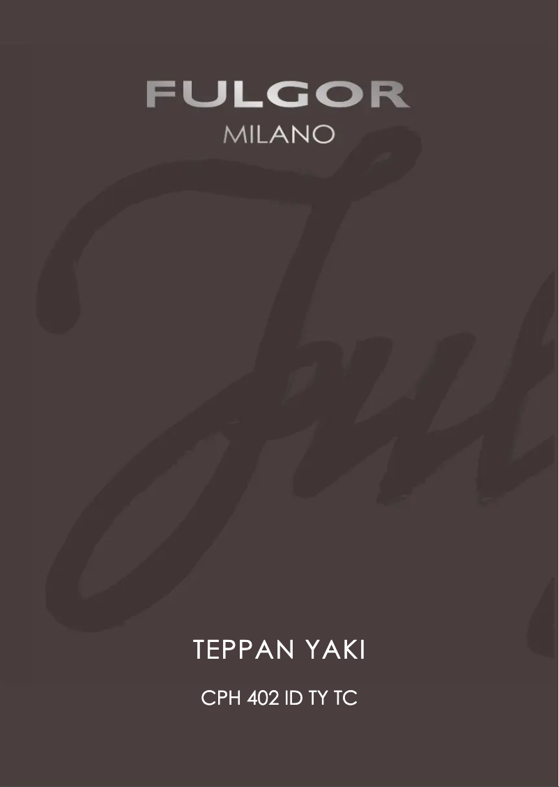 Imagen de la primera página del manual del dispositivo CPH 402 ID TY TC X