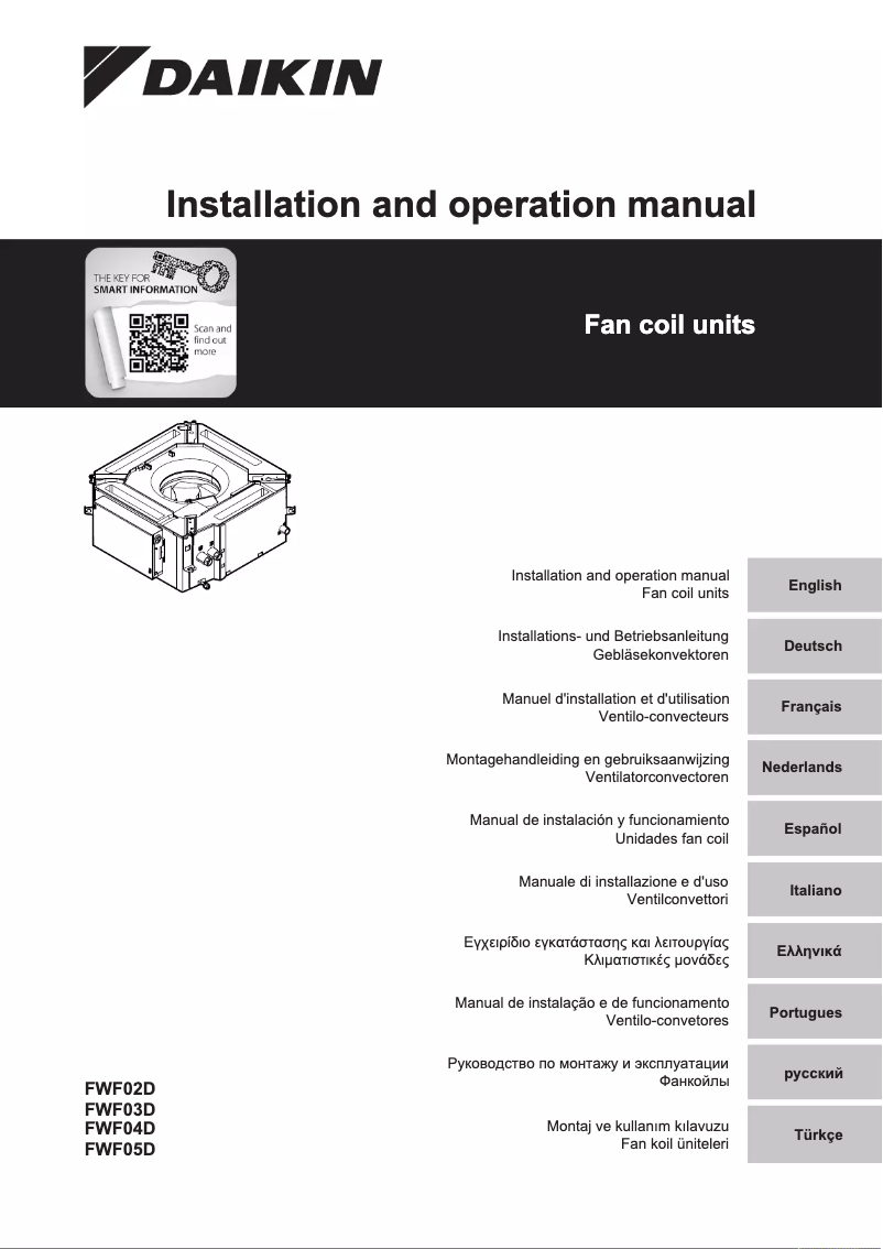 Imagen de la primera página del manual del dispositivo FWF03DAFN5V3