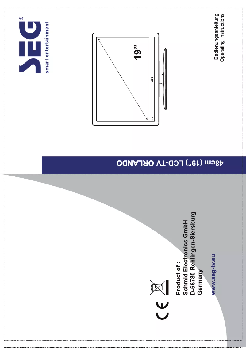 Página 1 del manual Manual de usuario SEG Orlando