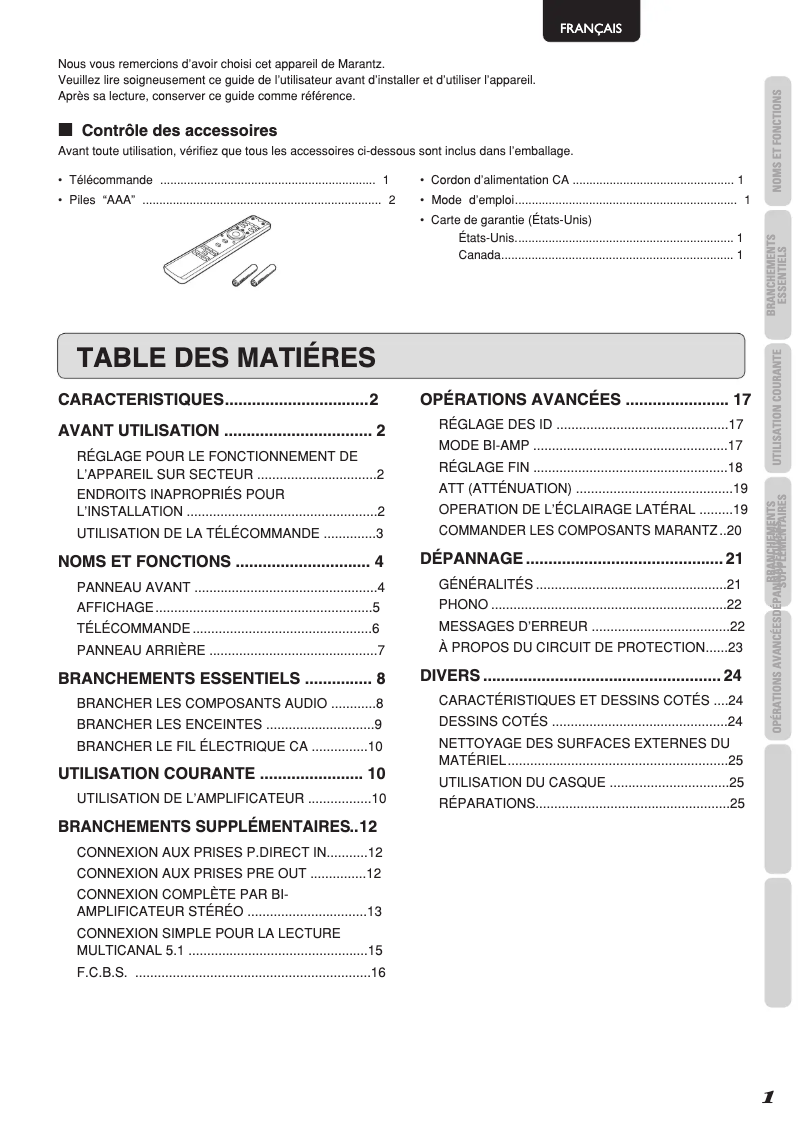 Imagen de la primera página del manual del dispositivo PM-15S2