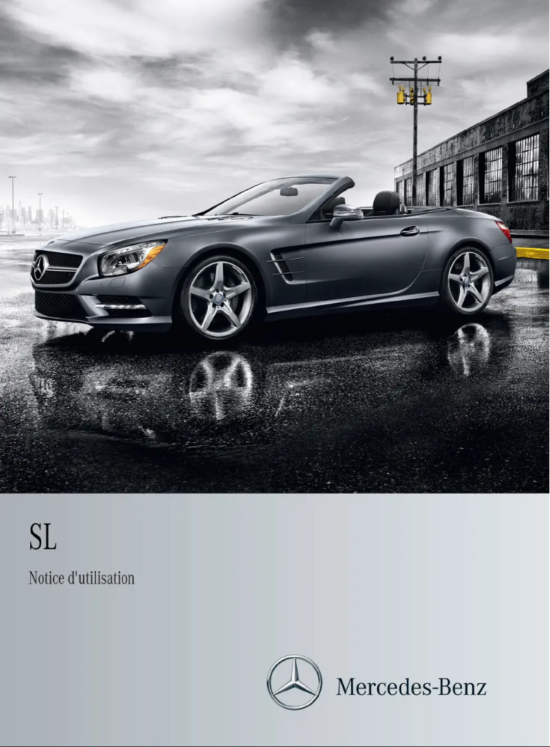 Imagen de la primera página del manual del dispositivo SL-Class Coupe (2014)