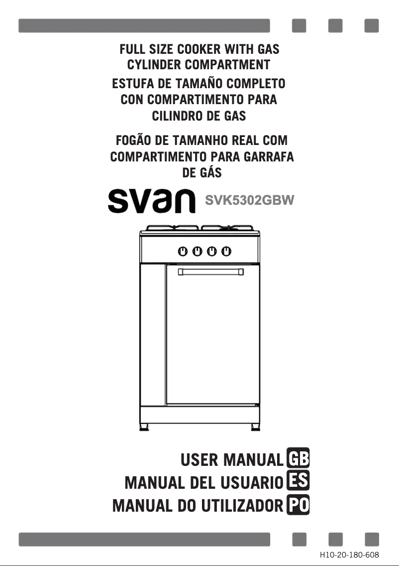 Página 1 del manual Manual de usuario SVAN SVK5302GBW