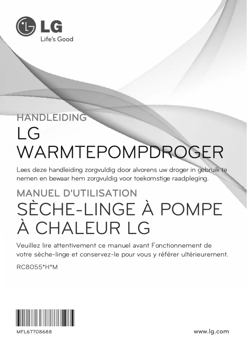 Página 1 del manual Manual de usuario LG RC8055AH1M