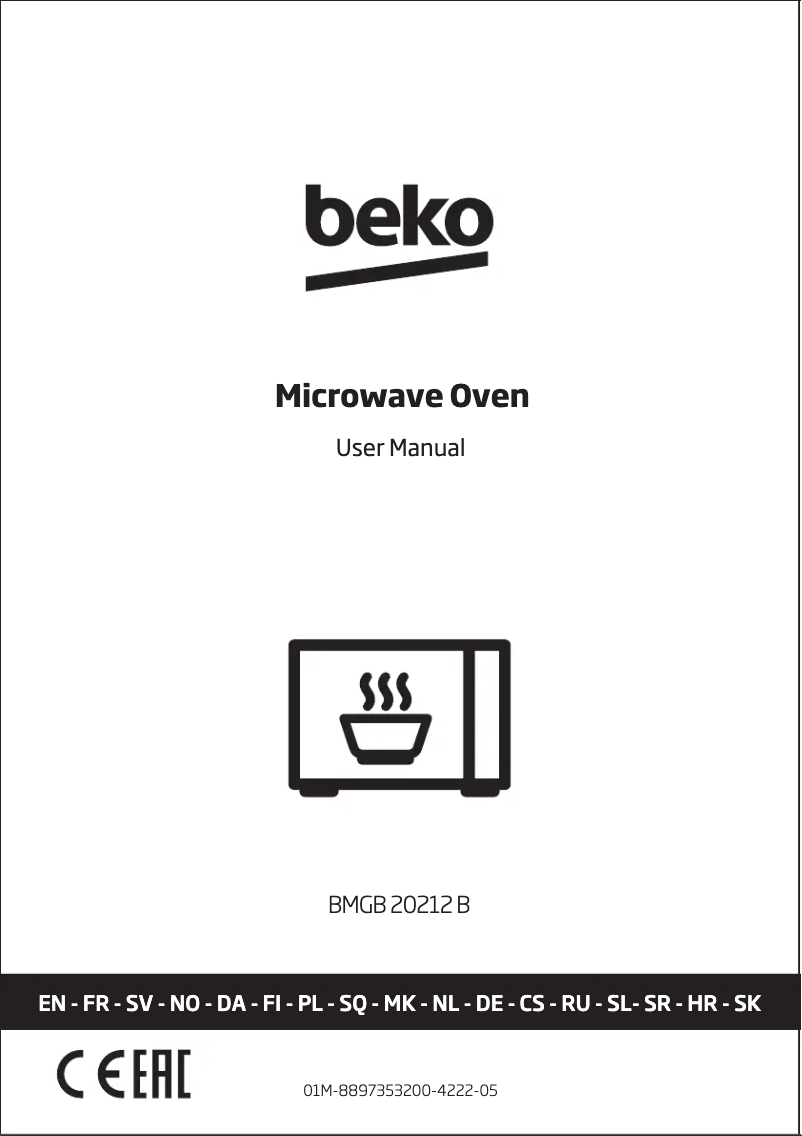 Página 1 del manual Manual de usuario Beko BMGB20212B