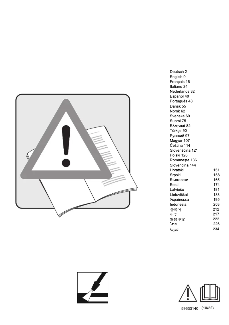Imagen de la primera página del manual del dispositivo HD 9/50-4 Cage