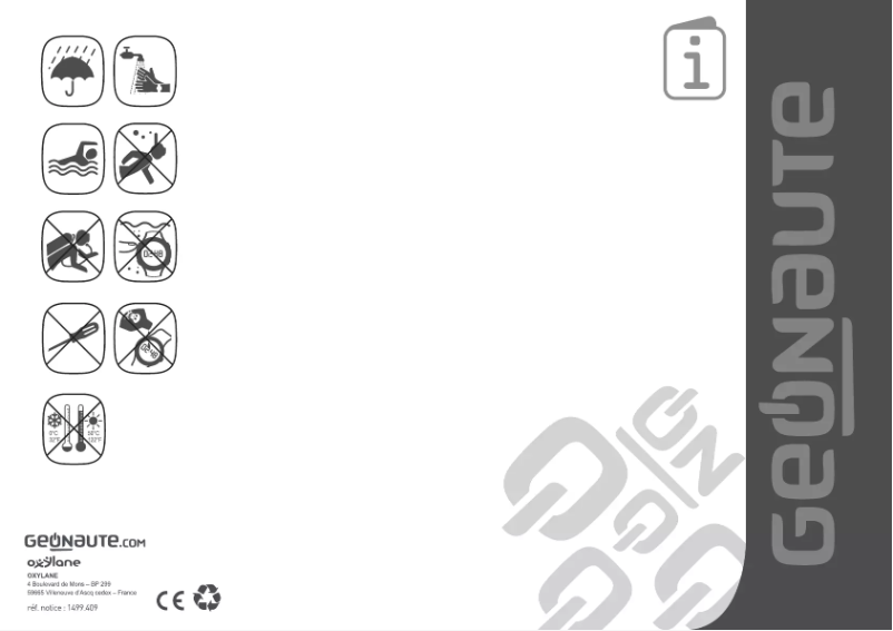 Imagen de la primera página del manual del dispositivo ONtraining 200