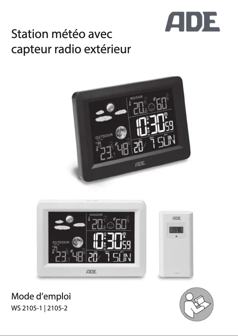 Imagen de la primera página del manual del dispositivo WS 2105-1