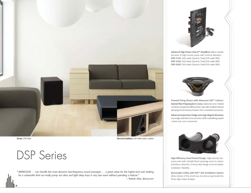 Imagen de la primera página del manual del dispositivo DSP-3100