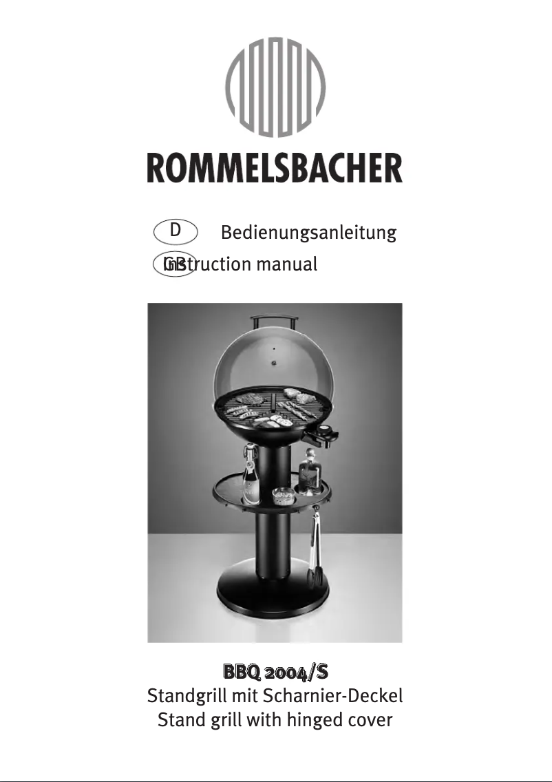 Imagen de la primera página del manual del dispositivo BBQ 2004