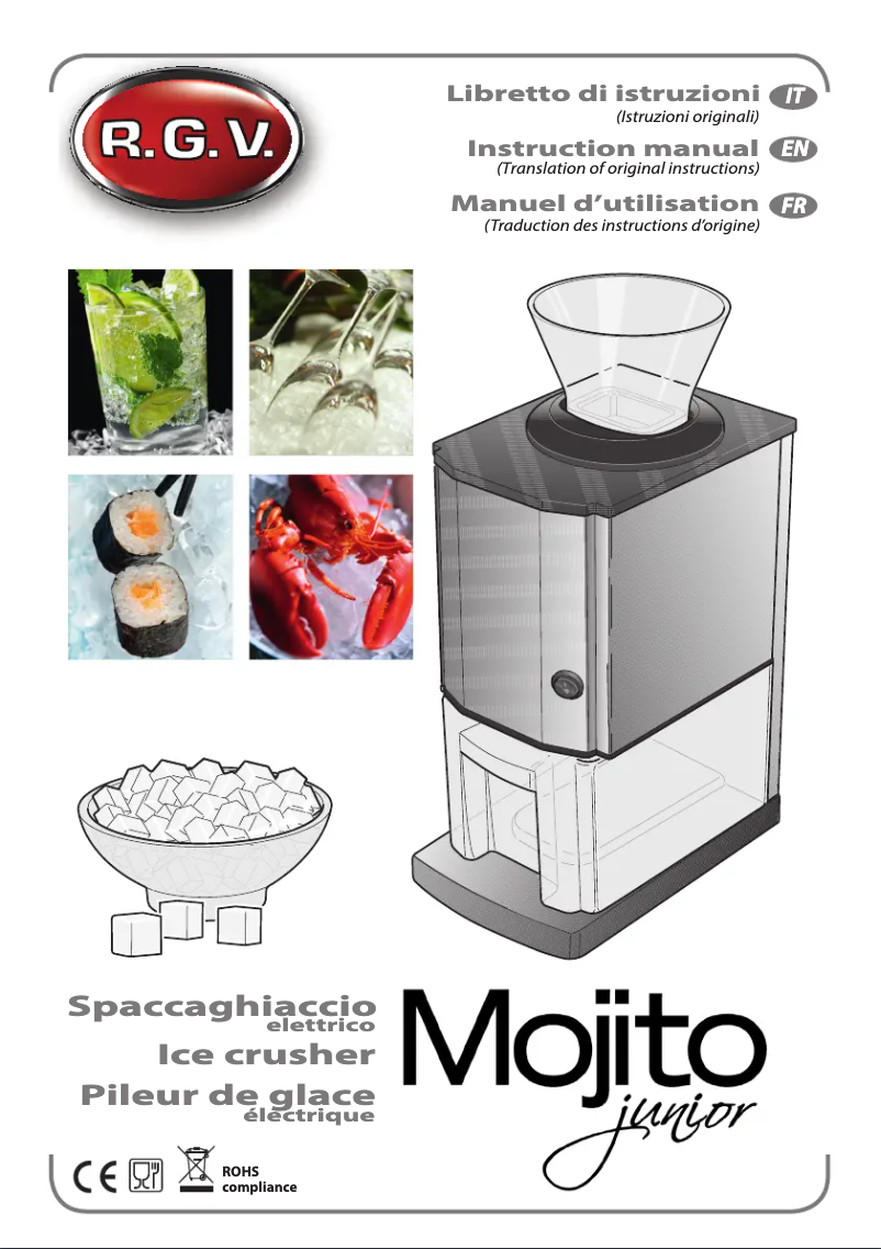 Página 1 del manual Manual de usuario RGV Mojito Junior 110150