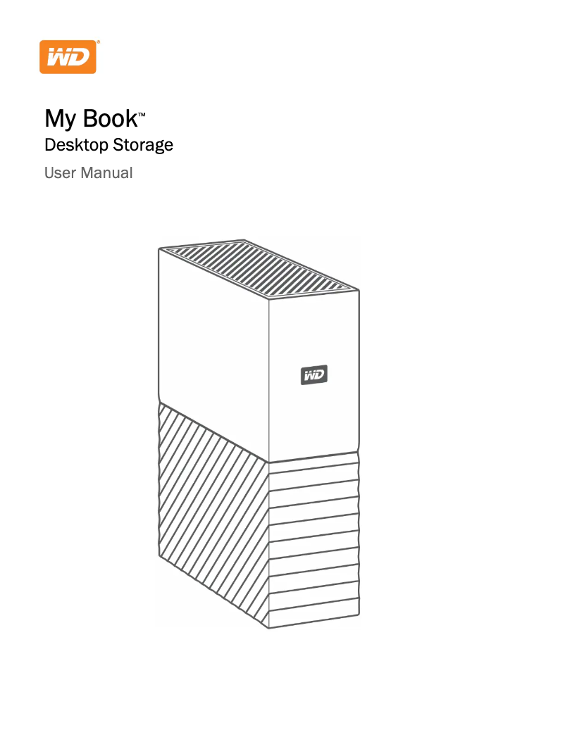 Página 1 del manual Manual de usuario Western Digital My Book Desktop