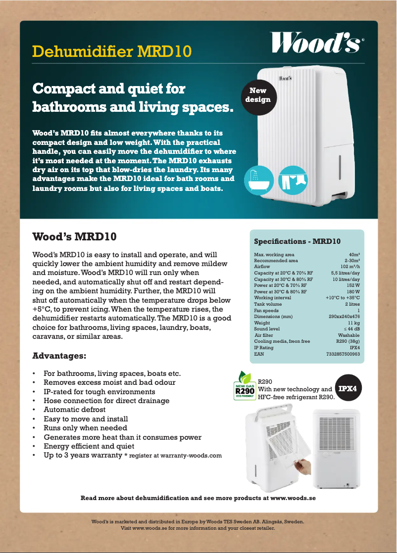 Imagen de la primera página del manual del dispositivo MRD10G