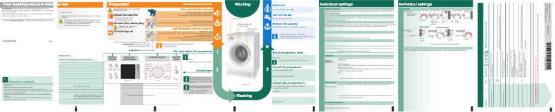 Imagen de la primera página del manual del dispositivo WAS32490SN