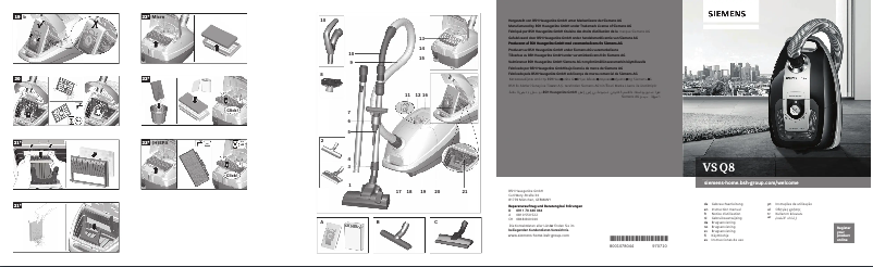 Imagen de la primera página del manual del dispositivo VSQ8ECO66