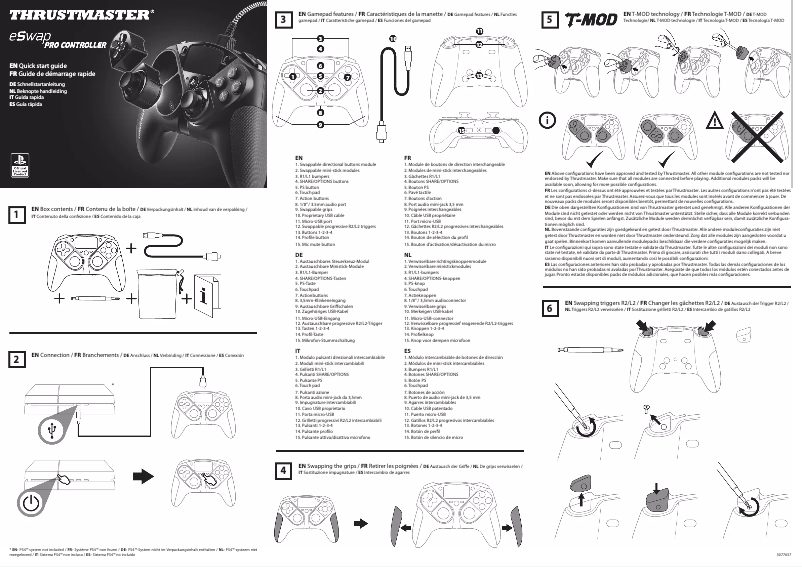 Página nº 1 - Manual de usuario Thrustmaster eSwap Pro