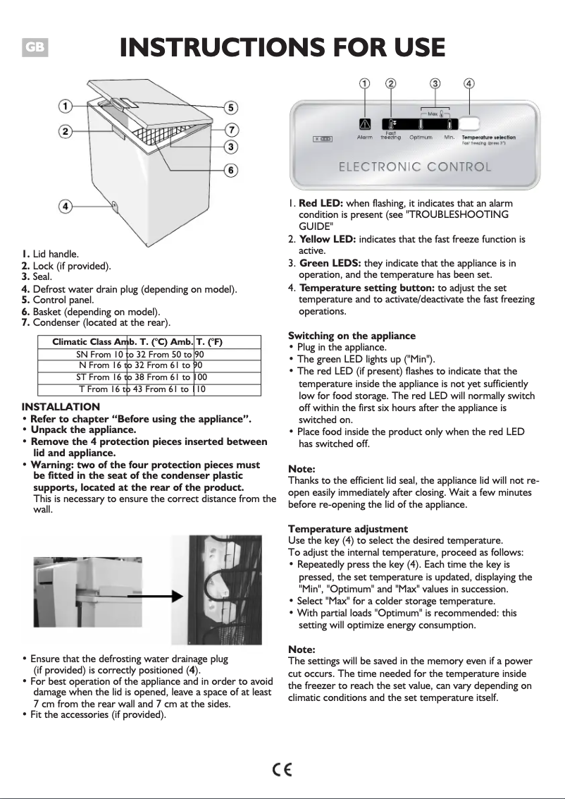 Página 1 del manual Manual de usuario Bauknecht GTE 190 A++