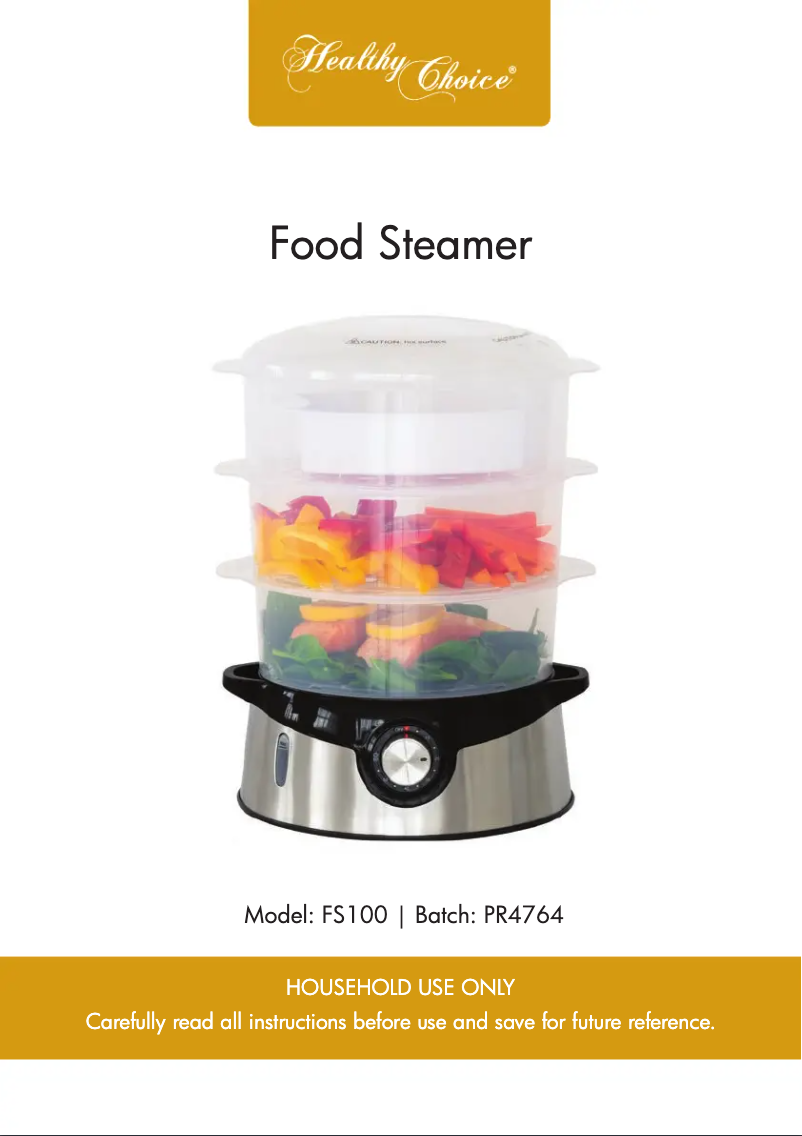 Imagen de la primera página del manual del dispositivo FS100