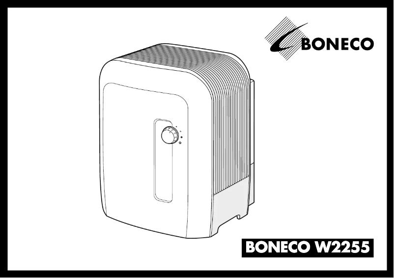 Página 1 del manual Manual de usuario Boneco W2255