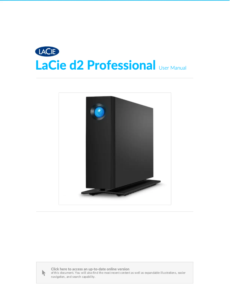 Imagen de la primera página del manual del dispositivo d2