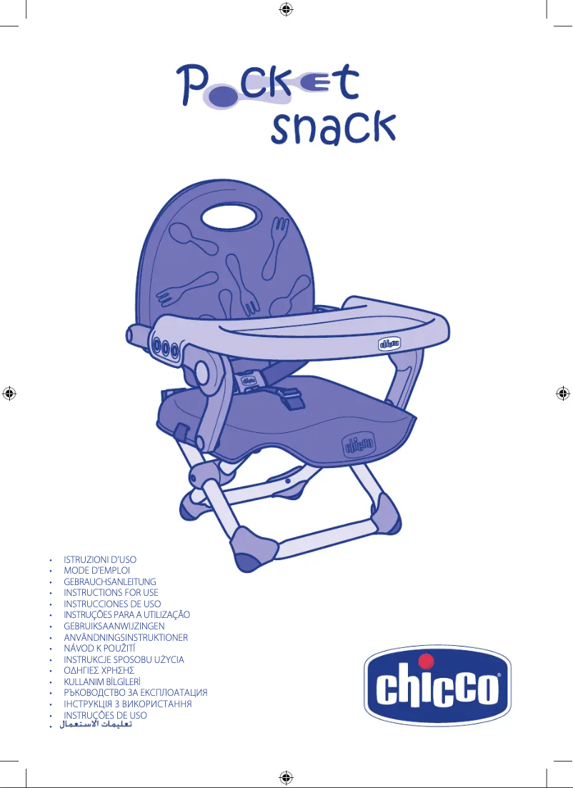 Página 1 del manual Manual de usuario Chicco Pocket Snack
