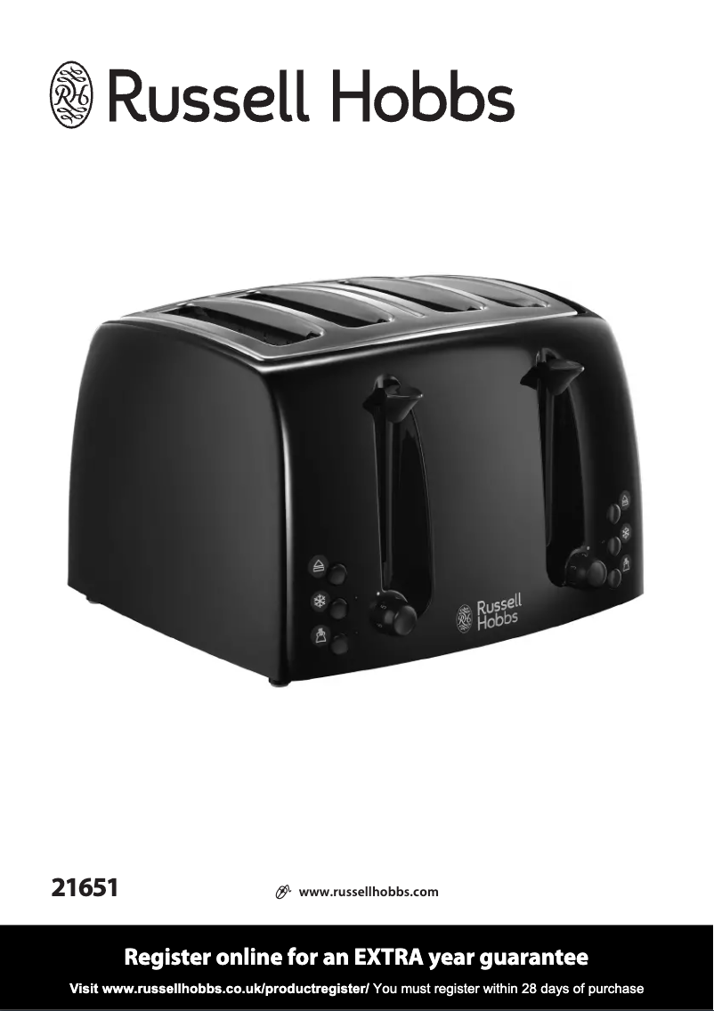 Página 1 del manual Manual de usuario Russell Hobbs 21654