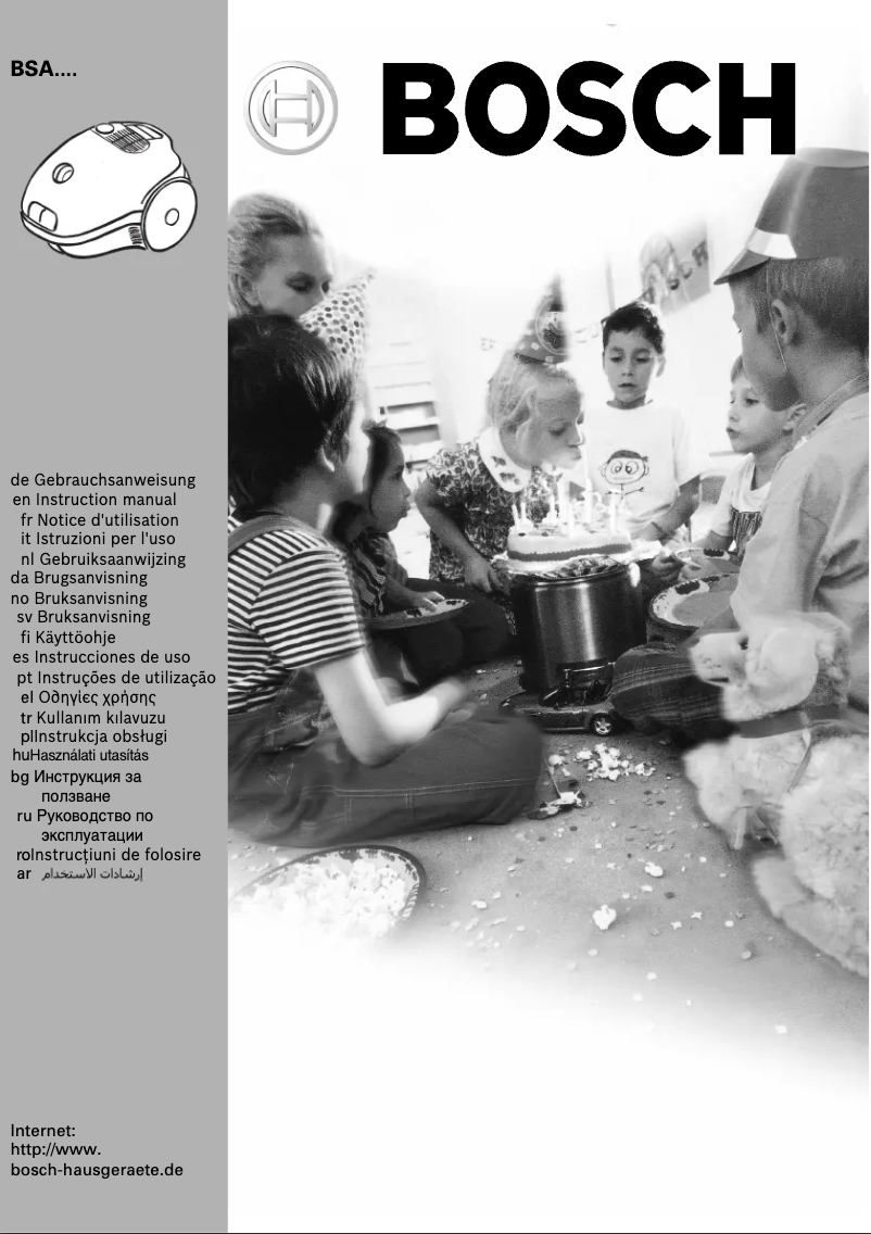 Imagen de la primera página del manual del dispositivo BSA 2002