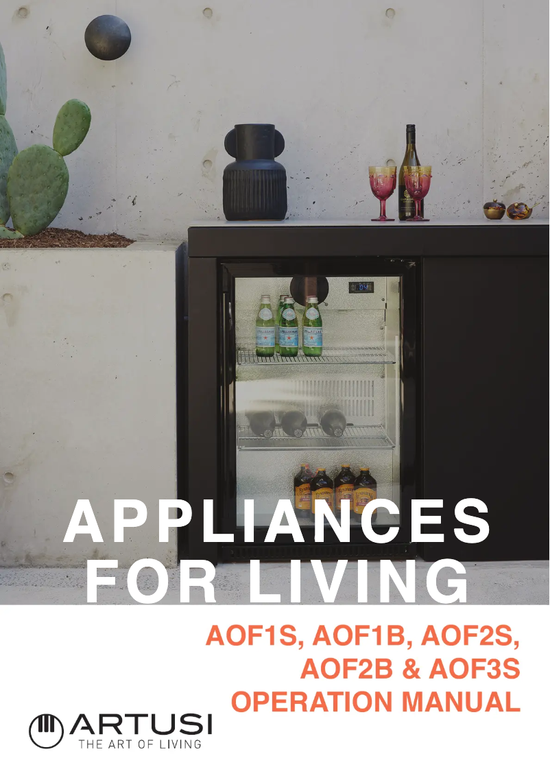 Imagen de la primera página del manual del dispositivo AOF3S